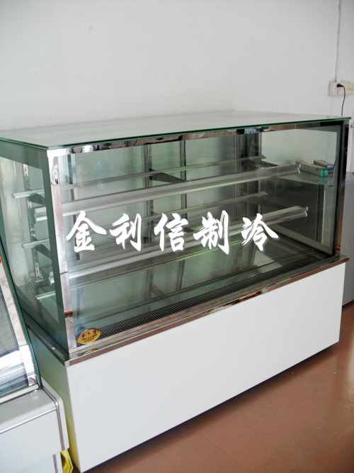 三层直角蛋糕保鲜柜