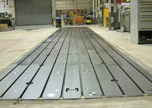 供应铸铁t型槽装配平台，铸铁T型槽机床工作台专业生产商