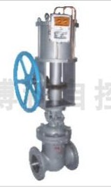 气动带手动闸阀博科气动阀门