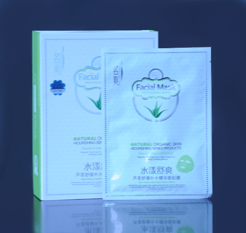 名爽化妆品天然芦荟舒缓补水面贴膜