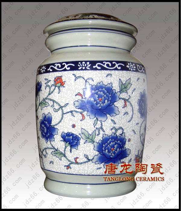 供应陶瓷茶叶罐订做景德镇瓷器茶叶罐批发茶叶罐