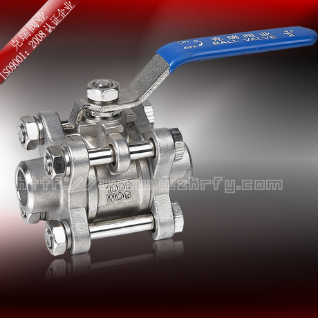 供应三片式对焊球阀