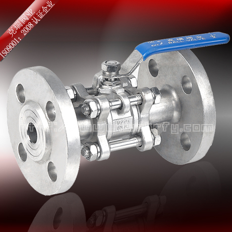 供应三片式法兰球阀