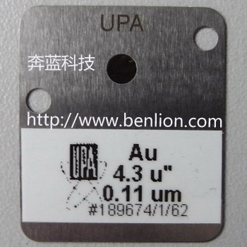 UPA纯元素镀层标准片 薄膜片
