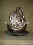 [镶钻七彩LED灯]天鹅加湿器