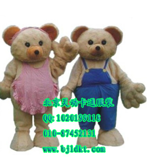 出售北京灵动卡通服装，保定行走人偶服饰，小熊