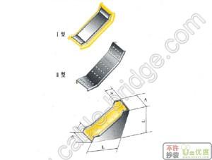 垂直下弯通防火电缆桥架