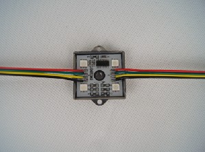WS2801点控模组（4灯铝壳)