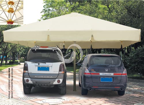 5*5米方形大伞|车篷大伞|铁质大伞|推拉式大伞