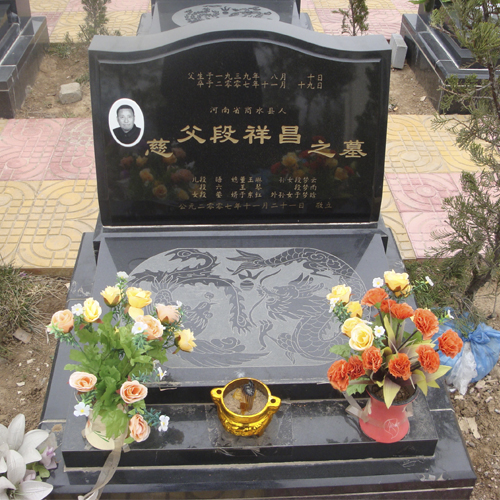 曲阳白色墓碑雕刻家族墓碑雕刻