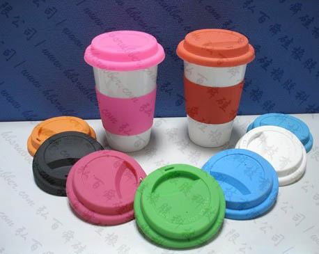 硅胶杯盖，硅胶杯套，