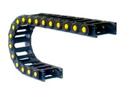 供应TZ35系列承重型塑料拖链风琴防护罩钢板防护罩钢制拖链