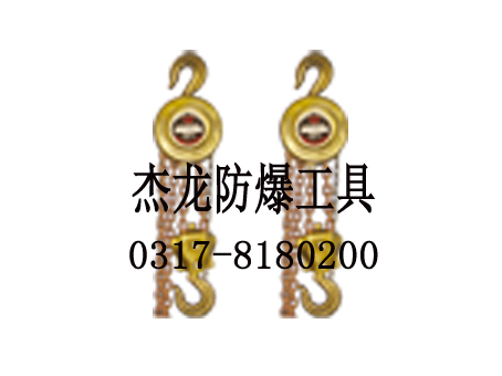 泊头杰龙低价销售防爆手拉葫芦