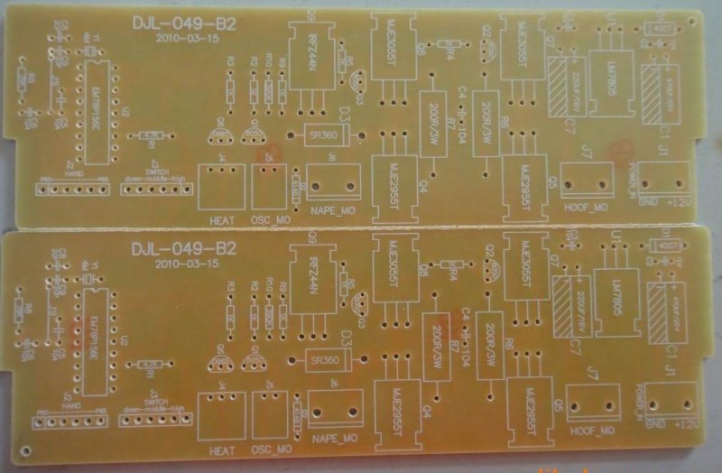 94v0单面pcb板