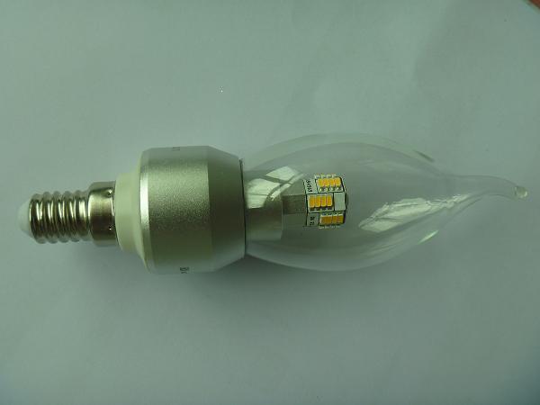 深圳水晶灯专用360度发光LED蜡烛灯
