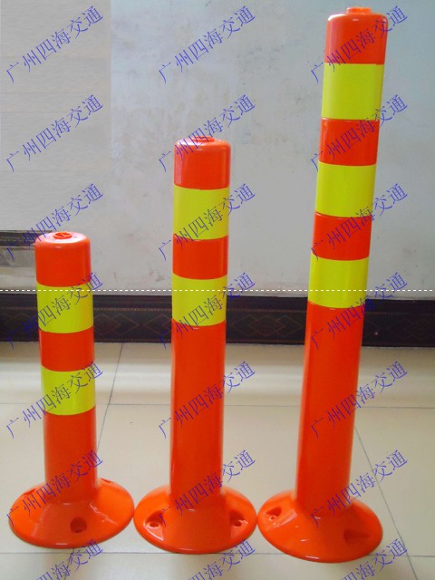 供应反光柱、弹力柱、PVC警示柱、弹性警示柱、红白警示柱