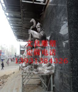 河北文良铜雕工艺品厂出售青铜城市雕塑