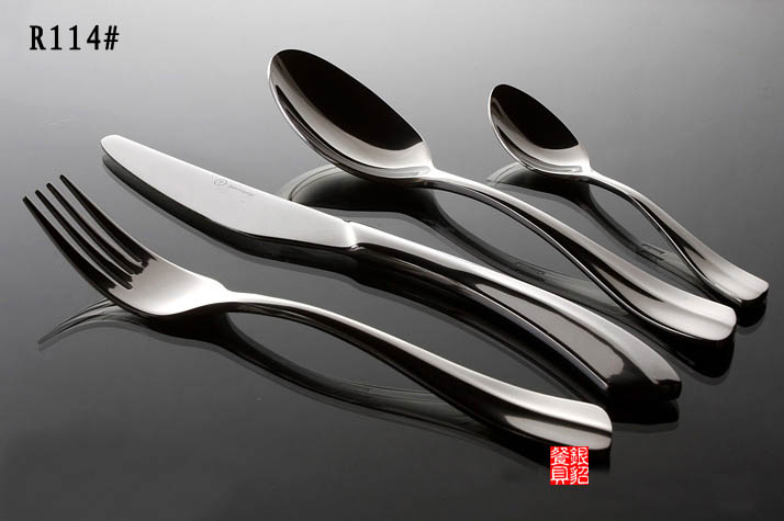 供应银貂高档304材质的不锈钢刀叉餐具