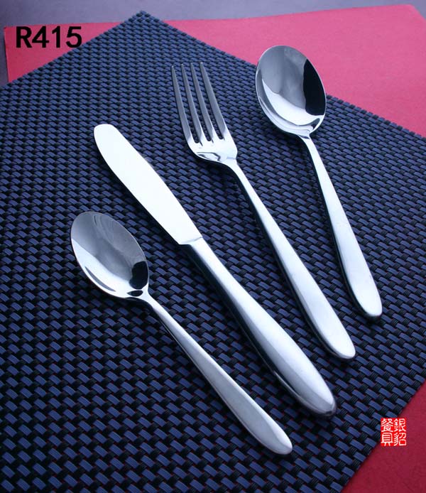 供应银貂高档R415系列的不锈钢刀叉餐具