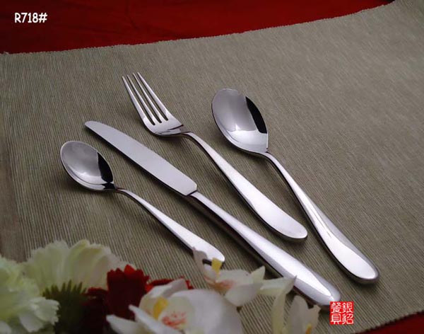 供应银貂高档古马系列的西餐刀叉餐具