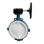 浙江D371F4对夹式衬氟蝶阀