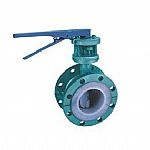 浙江D41F4 D41F46 法兰衬氟蝶阀