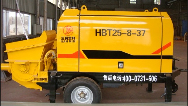 电动系列细石混凝土泵HBT25三民重科专业制造，全国销量领先