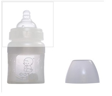 水滴奶瓶系列硅橡胶奶瓶宽口径 140ML
