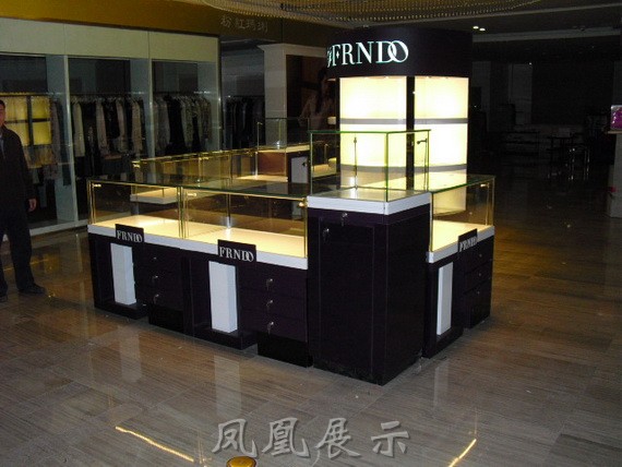 深圳珠宝展示柜订做/珠宝展示柜制作
