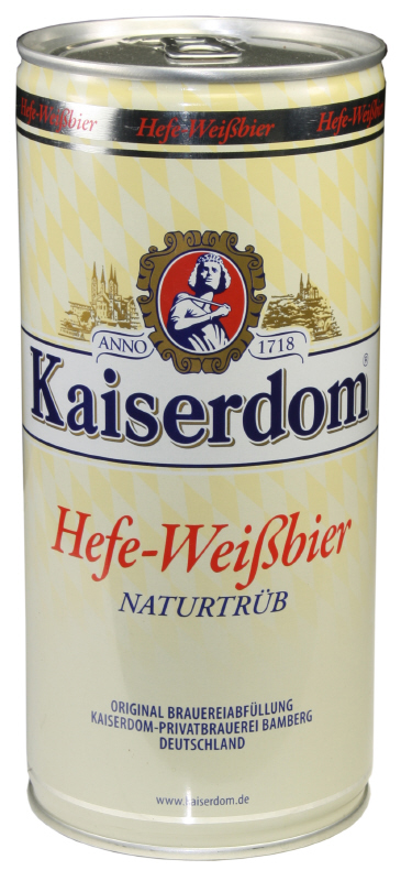 德国啤酒进口啤酒　凯撒１Ｌ白啤酒听装