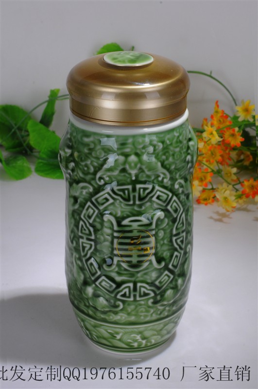 活瓷厂家 恬瓷杯 恬瓷茶具 活瓷保温杯批发