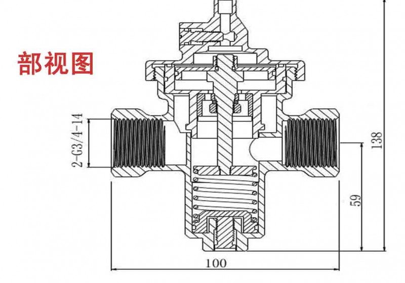 自力式压差平衡阀结构图分享展示