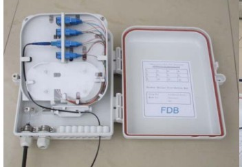 （FTTH光纤入户） 8芯塑料分纤箱 分纤楼道箱 复合材质