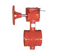 沟槽蝶阀材料耗用省