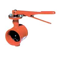 沟槽蝶阀采用碳钢制造