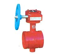 沟槽蝶阀双向流动