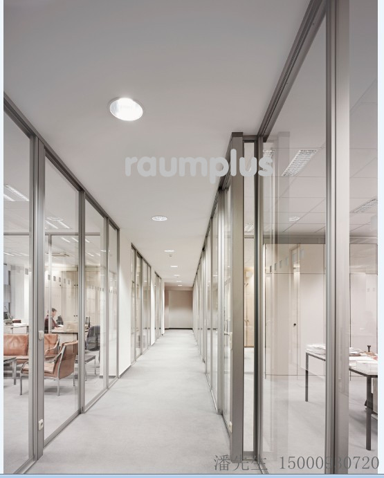 raumplus-德禄---办公滑动隔断-办公隔断系统