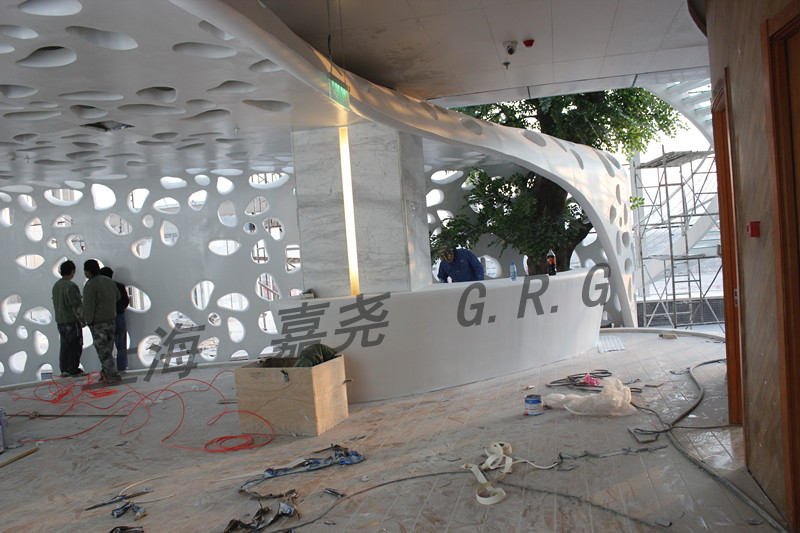 GRG建筑，GRG装修，GRG施工工程，圆雕，浮雕，透雕