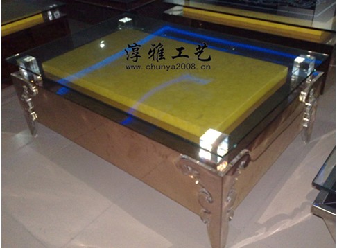 供应云石发光茶几茶几定制
