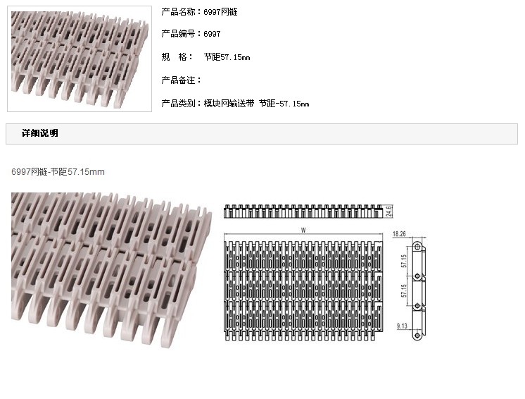 推广塑料网带