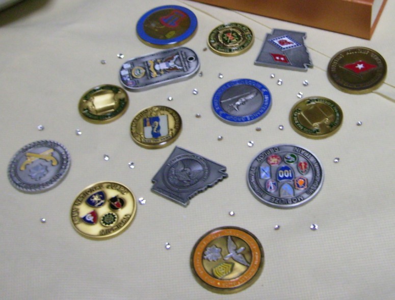 入色纪念币，烤漆纪念币，珐琅纪念币，美国兵纪念币