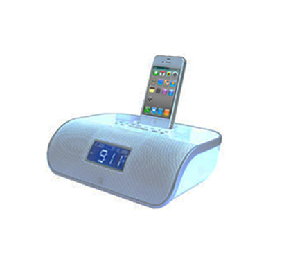 iphone底座专用音响酒店客房闹钟收音机ipod播放器