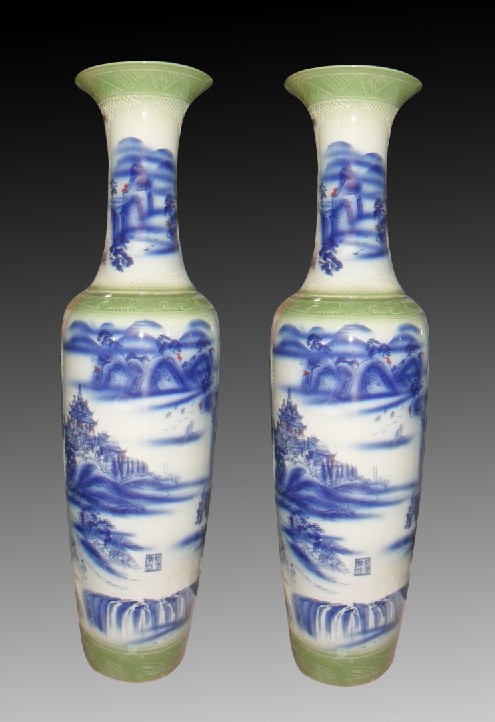厂家直销景德镇陶瓷大花瓶，江西特产陶瓷大花瓶，批发价