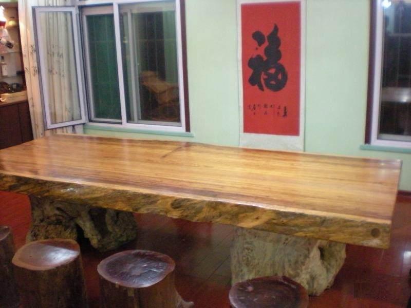 金丝楠木会议台、餐桌大板 3800元/块