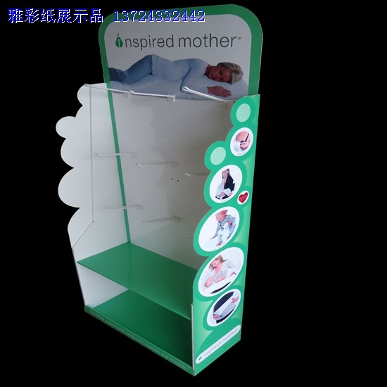 出口医疗用品挂钩纸陈列架