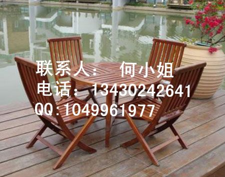 防腐木桌椅，户外桌椅，庭院套椅，休闲家具