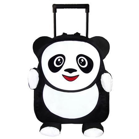 TL00061A熊猫型儿童拉杆书包