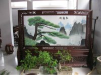 红木屏风