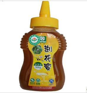 京密尖嘴蜂蜜 天然自然成熟荆花蜜 500G瓶装 原价98元