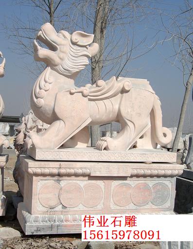 石雕貔貅瑞兽狮子麒麟各种动物雕塑